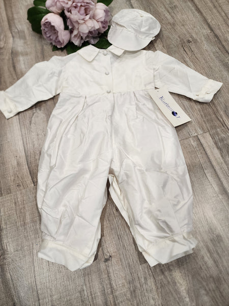 White silk Romper - BTS17135 Limited Edition