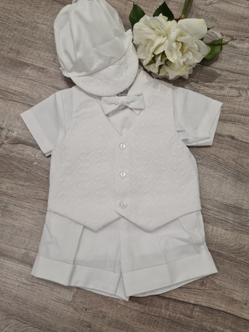 Embroidered vest set-size 3T LAST ONE